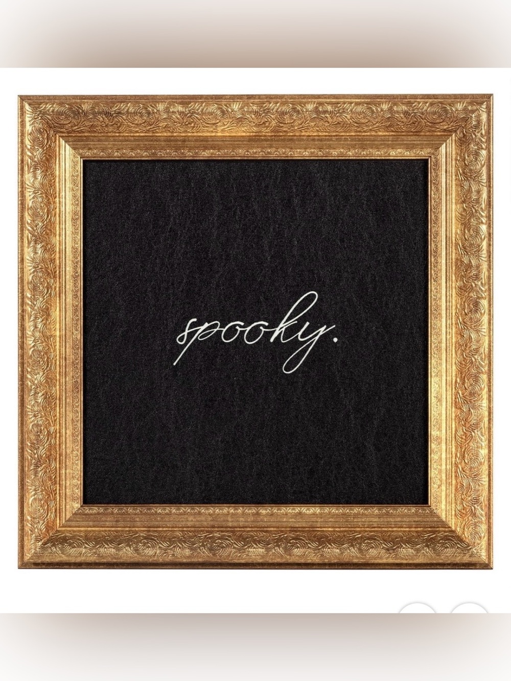 New My Texas House 12x12 Halloween SPOOKY Framed Word Art